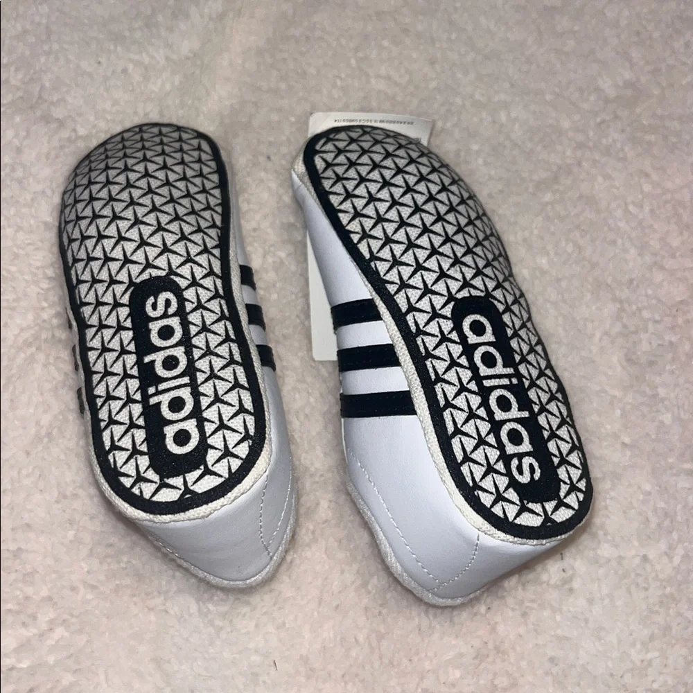 Adidas Baby White and Black Sneakers